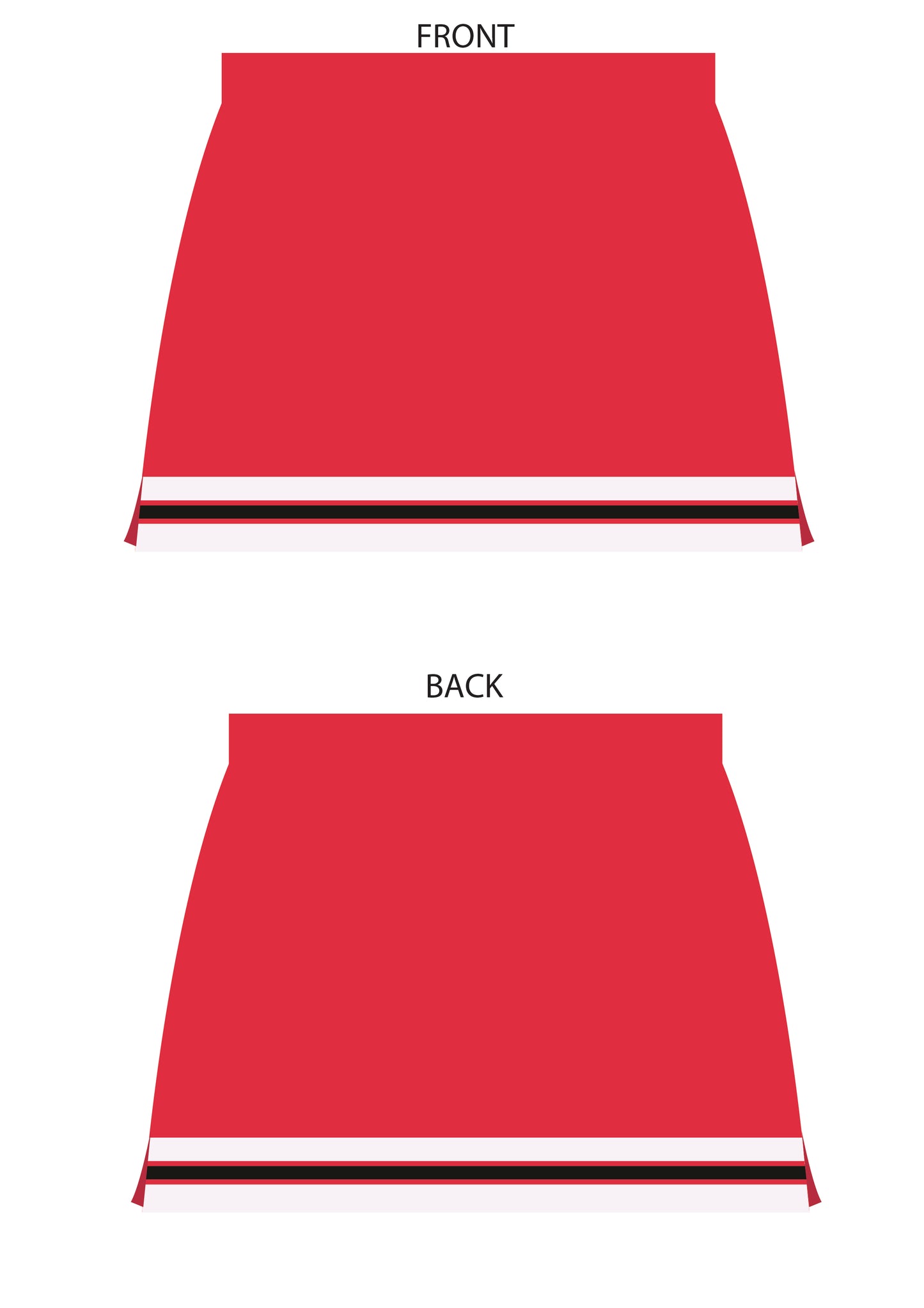 Stretch Fit Top 3339 - Skirt 3340