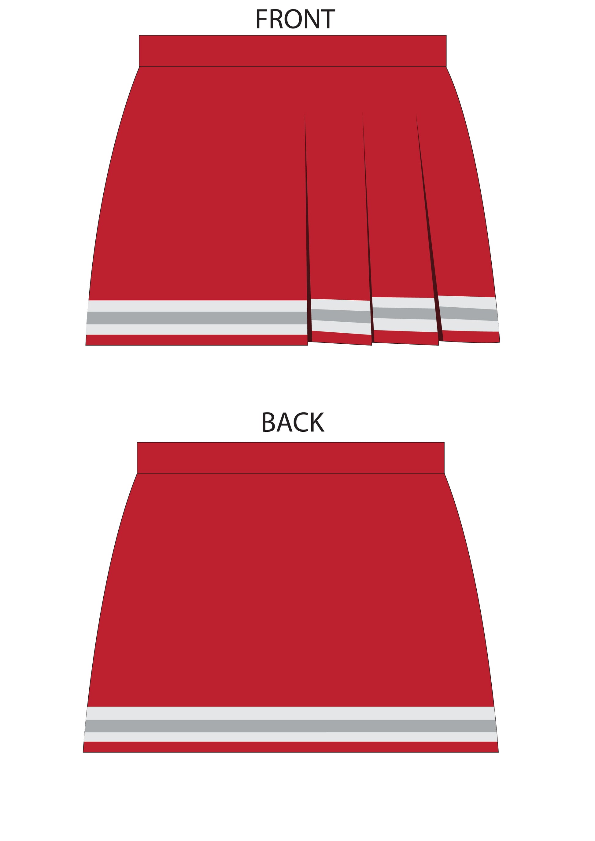 Classic Fit Top 2617 - Liner 2617 - Skirt 3PLZ